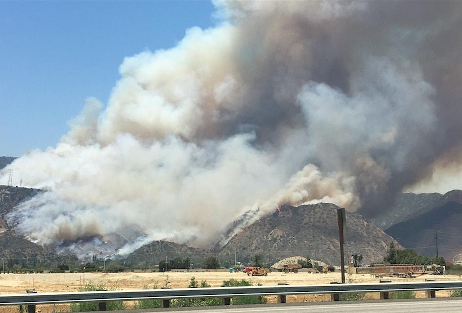 California Burning: Wildfires Rage In Los Angeles Suburb Of Azusa ...